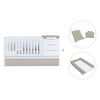 Convertible crib with drawers/trundle bed 70x140 cm white/beige · Sero More K546-M7753