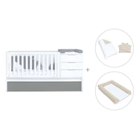 Convertível 70x140 cm branco/antracite · Sero More Antracita K546-M7758