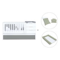 Convertível 70x140 cm branco/antracite · Sero More Antracita K546-M7758