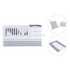 Convertible crib with drawers/trundle bed 70x140 cm white/grey · Sero More K546-M7778