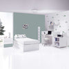 Convertible crib 70x140 cm white/eucalyptus · Sero Kubo Eucalyptus K551-M7757