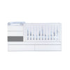 Convertible crib 70x140 cm white/anthracite · Sero Kubo Antracita K551-M7758