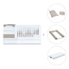 Beige/white convertible crib 70x140cm with drawers or trundle bed · Sero Kubo K551-M7753