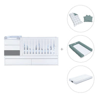 Convertível 70x140 cm branco/antracite · Sero Kubo Antracita K551-M7758