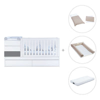 Convertível 70x140 cm branco/antracite · Sero Kubo Antracita K551-M7758