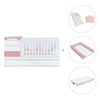 Verwandelbares Babybett 70x140 cm weiss/rosa · Sero Kubo Quarzo K551-M7759