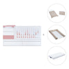 Verwandelbares Babybett 70x140 cm weiss/rosa · Sero Kubo Quarzo K551-M7759