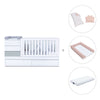 Grey/white convertible crib 70x140cm with drawers or trundle bed · Sero Kubo K551-M7778