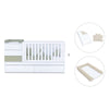 Convertible crib with trundle bed/drawers (70x140 cm) green-olive · Sero Kubo K551N-M7756