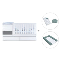 Convertível 70x140 cm branco/antracite · Sero Kubo Antracita K551-M7758