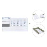 Convertível 70x140 cm branco/antracite · Sero Kubo Antracita K551-M7758