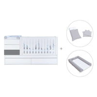 Convertível 70x140 cm branco/antracite · Sero Kubo Antracita K551-M7758