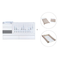 Convertível 70x140 cm branco/antracite · Sero Kubo Antracita K551-M7758