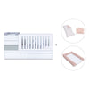 Grey/white convertible crib 70x140cm with drawers or trundle bed · Sero Kubo K551-M7778