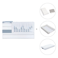 Convertível 70x140 cm branco/azul · Sero Kubo Blu Denim K551-M7741