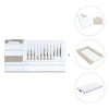 Beige/white convertible crib 70x140cm with drawers or trundle bed · Sero Kubo K551-M7753
