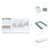 Beige/white convertible crib 70x140cm with drawers or trundle bed · Sero Kubo K551-M7753