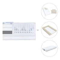 Convertível 70x140 cm branco/antracite · Sero Kubo Antracita K551-M7758