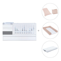 Convertível 70x140 cm branco/antracite · Sero Kubo Antracita K551-M7758