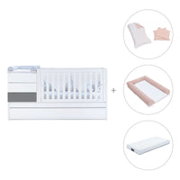 Convertível 70x140 cm branco/antracite · Sero Kubo Antracita K551-M7758