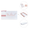 Verwandelbares Babybett 70x140 cm weiss/rosa · Sero Kubo Quarzo K551-M7759
