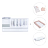 Grey/white convertible crib 70x140cm with drawers or trundle bed · Sero Kubo K551-M7778