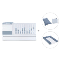 Convertível 70x140 cm branco/azul · Sero Kubo Blu Denim K551-M7741