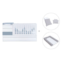 Convertível 70x140 cm branco/azul · Sero Kubo Blu Denim K551-M7741