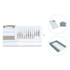 Beige/white convertible crib 70x140cm with drawers or trundle bed · Sero Kubo K551-M7753