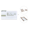 Convertible crib with trundle bed/drawers (70x140 cm) green-olive · Sero Kubo K551N-M7756