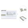 Convertible crib with trundle bed/drawers (70x140 cm) green-olive · Sero Kubo K551N-M7756