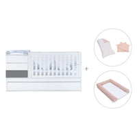 Convertível 70x140 cm branco/antracite · Sero Kubo Antracita K551-M7758