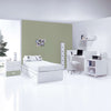 Convertible crib 70x140 cm white/green-olive · Sero Bubble Erba K554-M7756