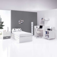 Convertible crib 70x140 cm white/anthracite · Sero Bubble Antracita K554-M7758