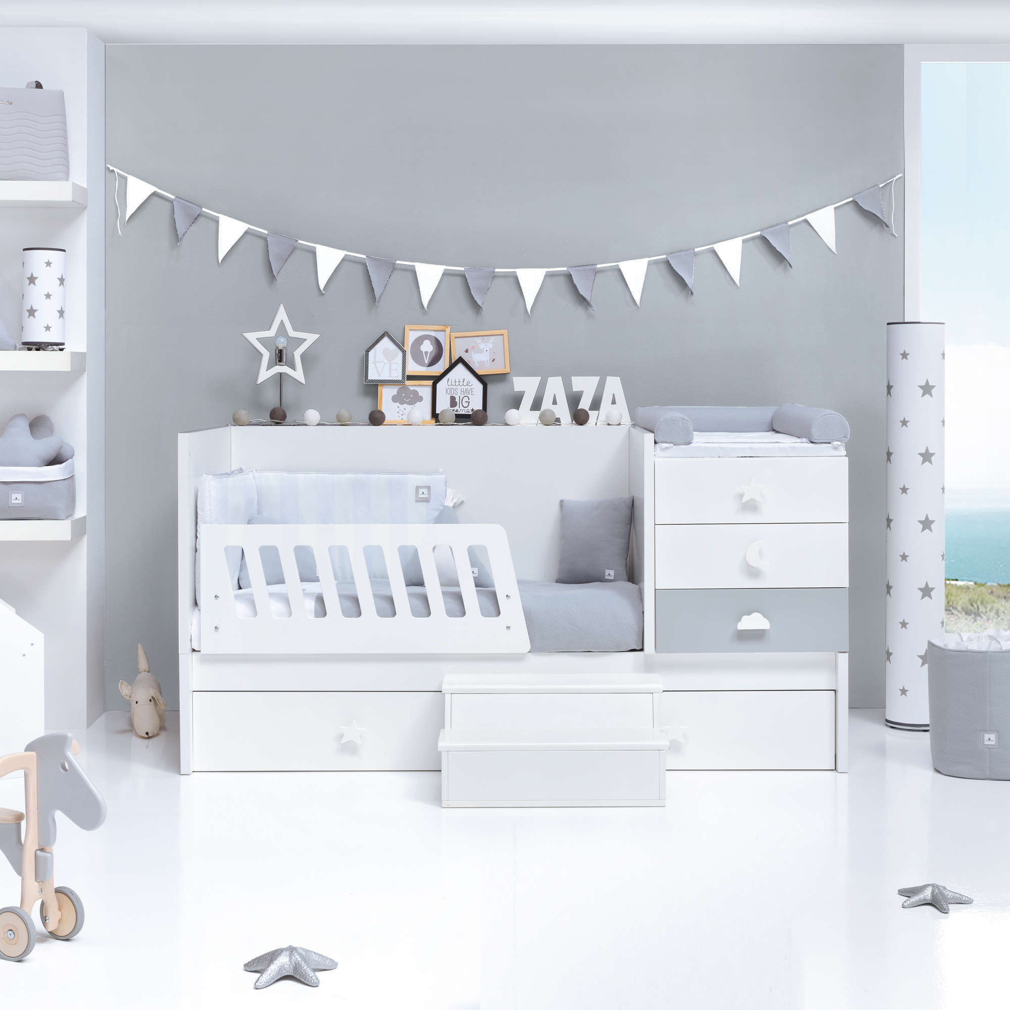 baby styling set❤︎❤︎ beige 6-piece Bodysuit and Pants Set - Taupe/white - Kids | H&M US