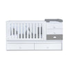 Convertible crib 70x140 cm white/anthracite · Sero Bubble Antracita K554-M7758