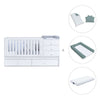 Convertível 70x140 cm com cama extra/gavetas em branco · Sero Bubble K554