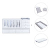 Convertível 70x140 cm com cama extra/gavetas em branco · Sero Bubble K554