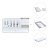 White/beige convertible crib with drawers/trundle bed · Sero Bubble K554-M7753