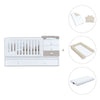 Lit évolutif 70x140 cm avec lit/tiroirs gigogne en blanc/beige · Sero Bubble K554-M7753