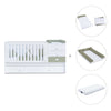 Verwandelbares Babybett 70x140 cm weiss/olivgrün · Sero Bubble Erba K554-M7756