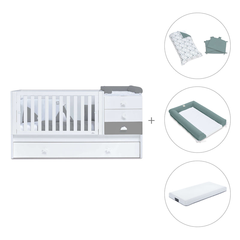 Convertível 70x140 cm branco/antracite · Sero Bubble Antracita K554-M7758