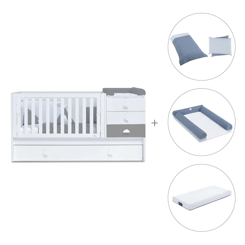 Convertível 70x140 cm branco/antracite · Sero Bubble Antracita K554-M7758