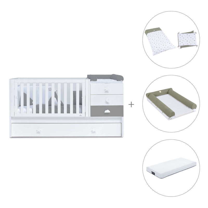 Convertível 70x140 cm branco/antracite · Sero Bubble Antracita K554-M7758