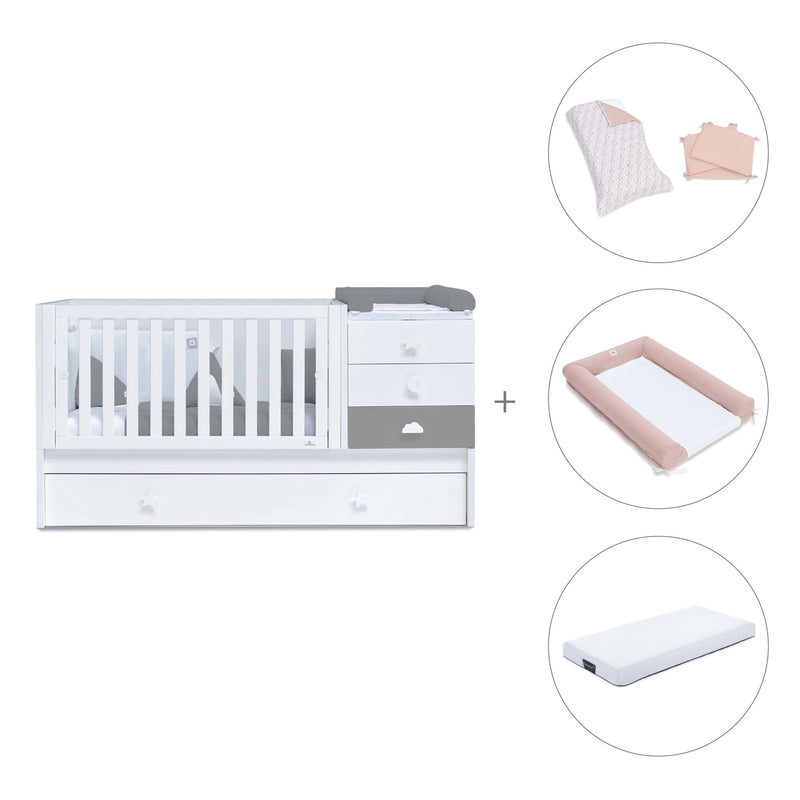 Convertível 70x140 cm branco/antracite · Sero Bubble Antracita K554-M7758