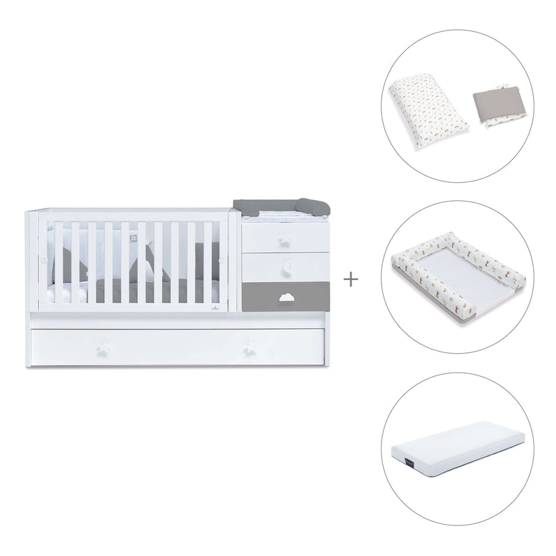 Convertível 70x140 cm branco/antracite · Sero Bubble Antracita K554-M7758