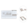 White/beige convertible crib with drawers/trundle bed · Sero Bubble K554-M7753