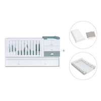 Convertível 70x140 cm branco/eucalipto · Sero Bubble Eucalyptus K554-M7757