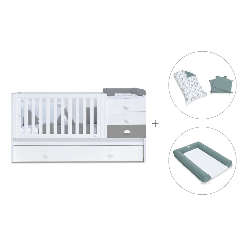 Convertível 70x140 cm branco/antracite · Sero Bubble Antracita K554-M7758