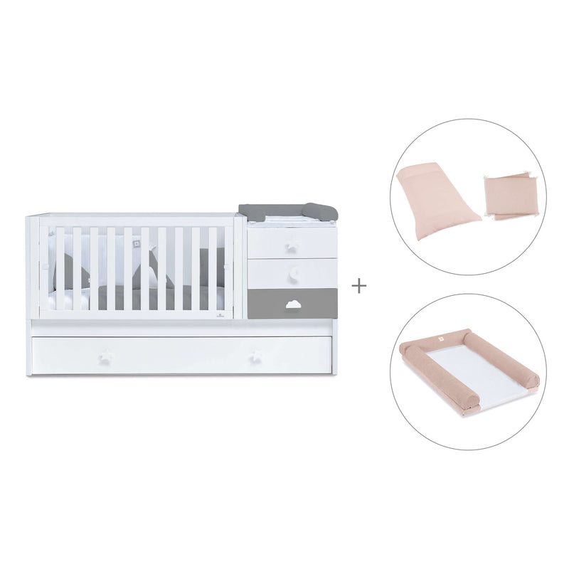 Convertível 70x140 cm branco/antracite · Sero Bubble Antracita K554-M7758